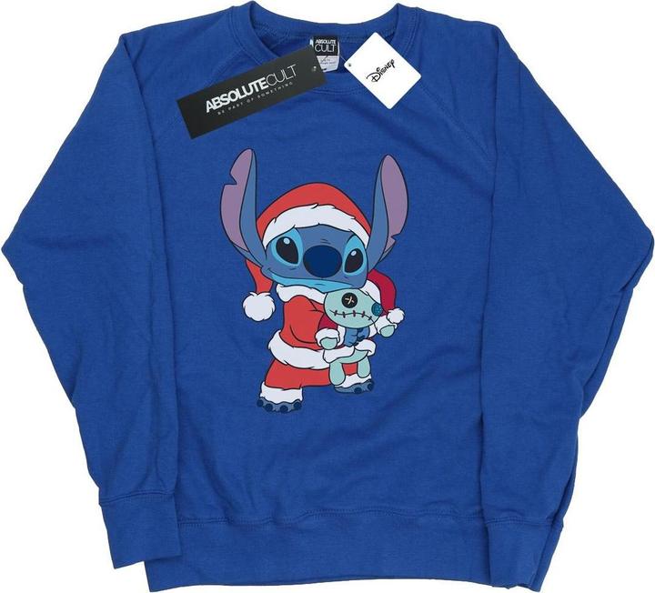 Disney Lilo And Stitch Stitch Christmas Sweatshirt (L)