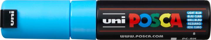 Actual product image Posca Marker PC-8K wedge tip (Blue, 8 mm, 1 x)