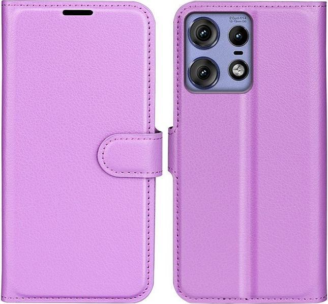Produktbild MU Classic Litchi Leder Bookcover Series (Motorola Edge 50 Pro)