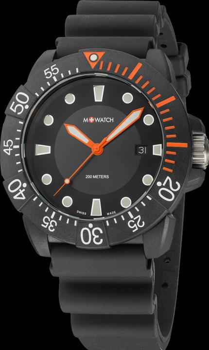 Produktbild M Watch Mondaine Aqua 44 (Analoguhr, Taucheruhr, Swiss Made, 44 mm)