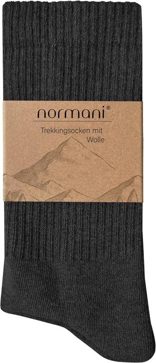 Actual product image Normani 4 Trekkingwollsocken mit Polstersohle und Komfortbund (pack of 4, 39 - 42)