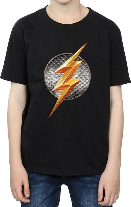 Immagine prodotto Justice League Movie Flash Emblem Maglietta Ragazzi (140, 146)