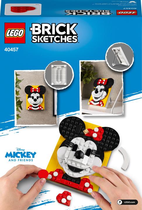 Actual product image LEGO Brick Sketches - Minnie Mouse (40457, LEGO Disney, LEGO Rare Sets)