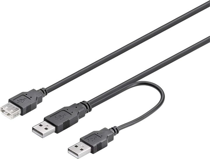 Produktbild M-Cab USB-Kabel USB, USB (nur Strom) (M) bis USB Type B (M) (0.30 m, USB 2.0)