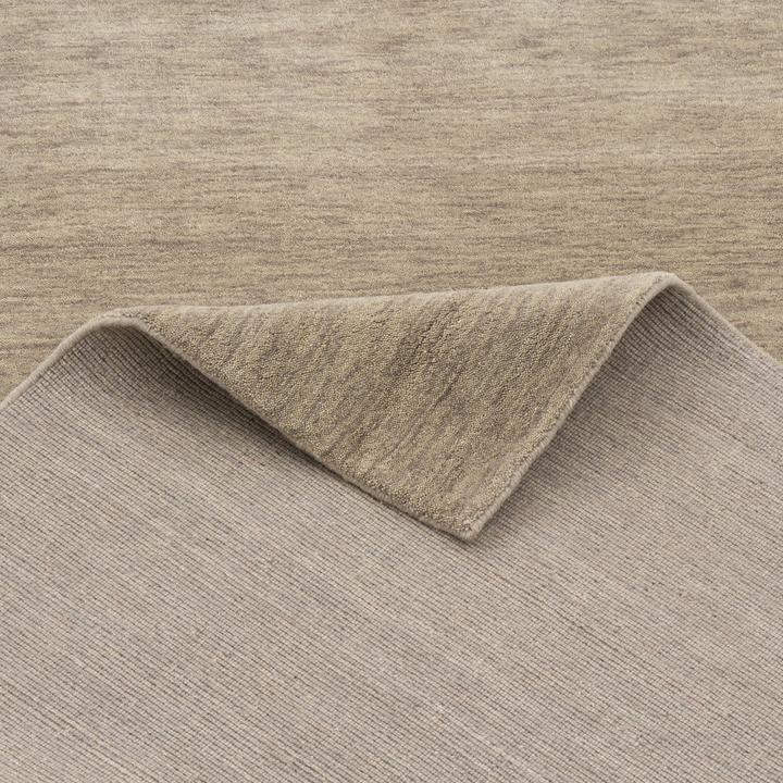 Produktbild Pergamon Wolle Natur Teppich Gabbeh Einfarbig (90 x 160 cm)
