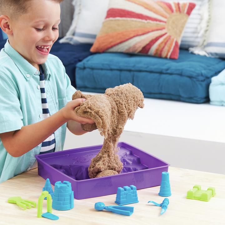 Actual product image Spin Master Kinetic Sand Deluxe Beach Fun Play Set