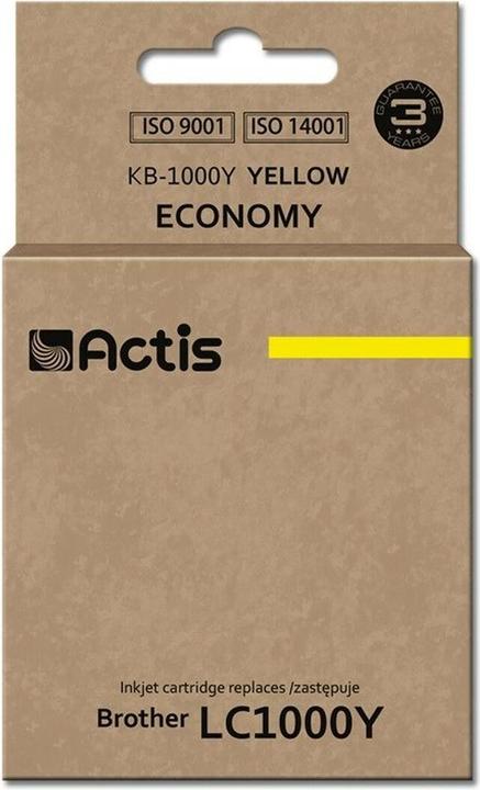 Factis KB-1000Y ink cartridge for Brother printer LC1000/LC970 Yellow - Kompatibel - Ti (Y)
