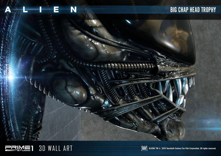 Image du produit Prime 1 Studio Alien plaque murale 3D Big Chap Head Trophy 58 cm