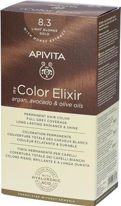 Actual product image Apivita My Color Elixir 83 Light Golden Blonde Hair Color (83 Light Golden Blonde)