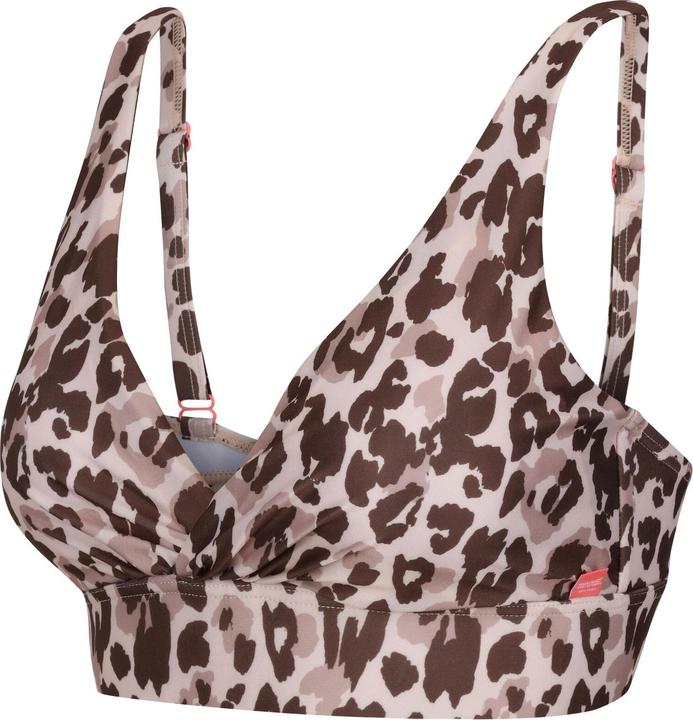 Actual product image Regatta Womens/Ladies Paloma Leopard Print Bikini Top (34 D)