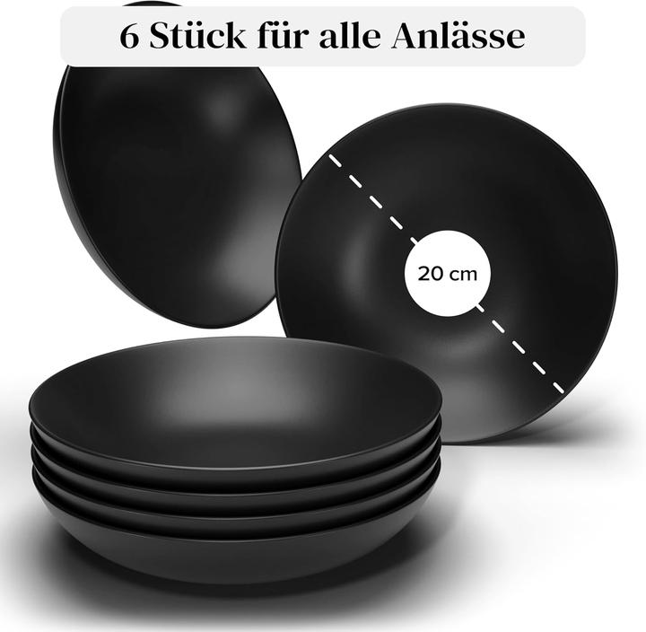 Actual product image Pure Living Interior Design Manhattan Suppenteller-Set für 6 Personen (6 x)