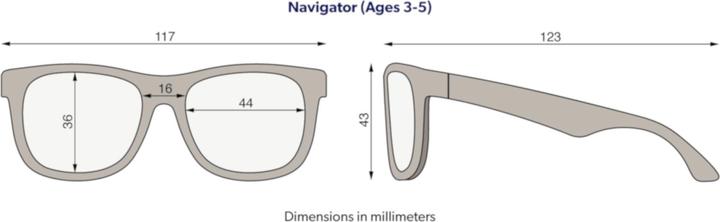 Actual product image Babiators Original Navigator Good As Blue
