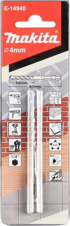 Immagine prodotto Makita Trapano multiplo 1/4" 4x90mm (4 millimetri)