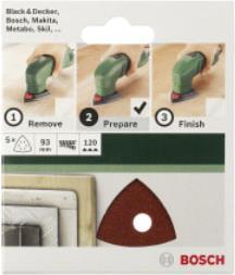 Produktbild Bosch Zubehör Deltaschleifpapier mit Klett (180)