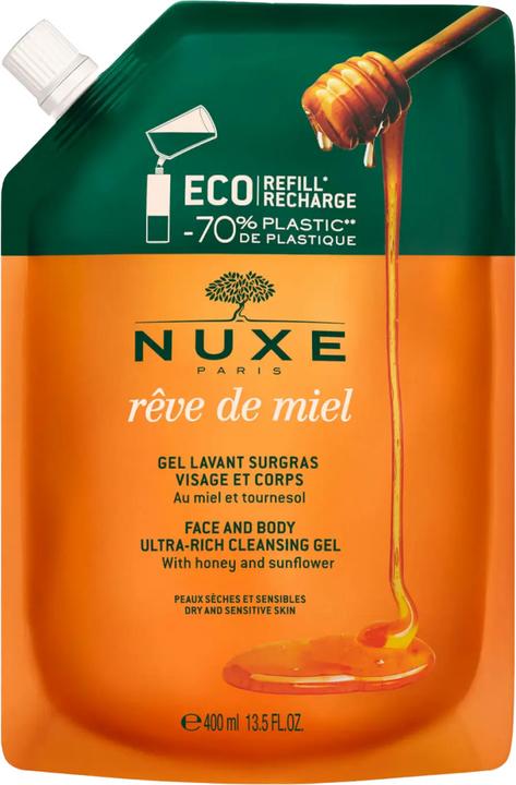 Nuxe Reve de Miel Gel Lavant Surgras Eco R 400 ml (Gel, 400 ml)