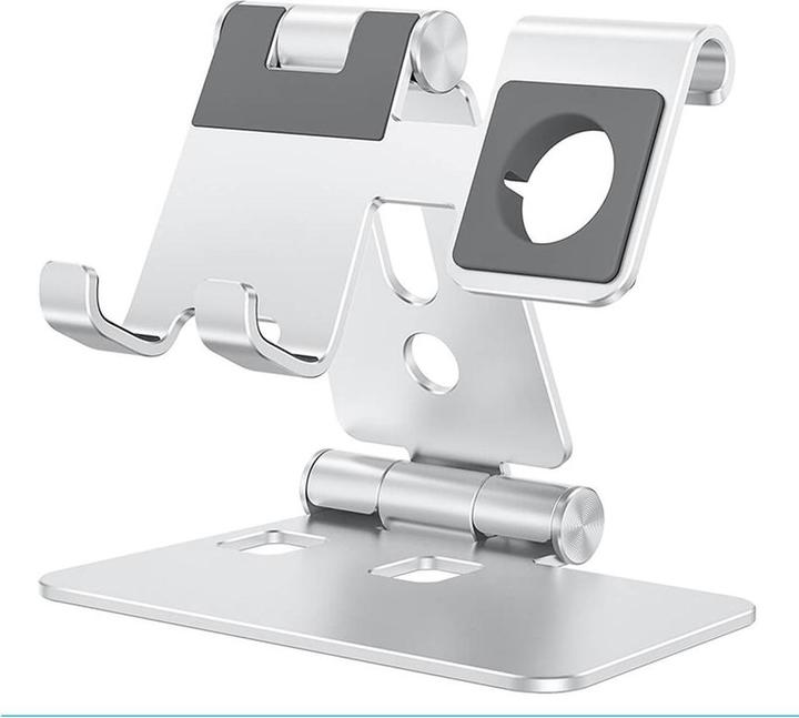 Actual product image Desire2 Restore Pro Charging Stand For Apple Watch Silver