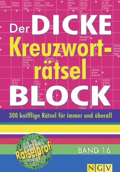 Produktbild Der dicke Kreuzworträtsel-Block 16 (Deutsch, 2014)