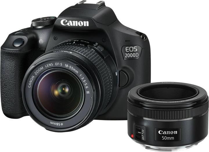 Canon Eos 2000d (18 - 55 mm, 24.10 Mpx, APS-C / DX)