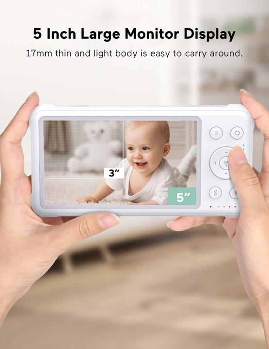 Image du produit Momcozy Moniteur vidéo pour bébé (Vidéo et audio, 300 m)