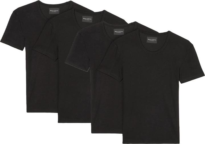 Image du produit Marc O'Polo Lot de 4 maillots de corps / chemises à manches longues Iconic Rib Organic Cotton (M)