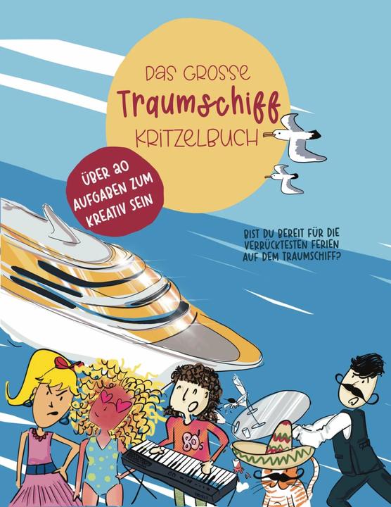 Image du produit Le grand livre de gribouillages du bateau de rêve (Allemand, Isabell Seiferling, 2023)