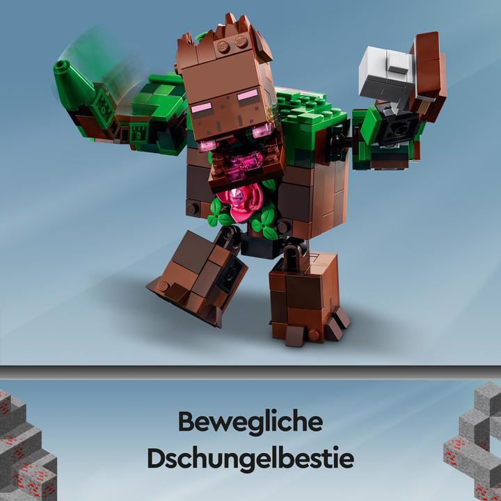 Actual product image LEGO Minecraft 21176 The Jungle Mayhem (21176, LEGO Minecraft)