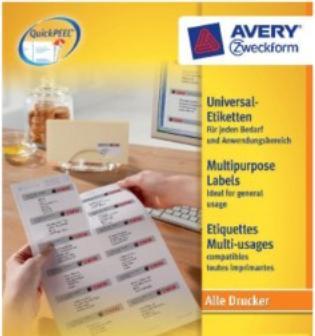 Image du produit Avery Étiquettes universelles
