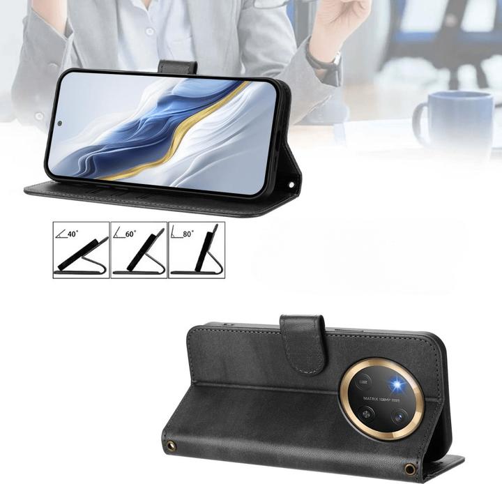 Image du produit Cover-Discount HONOR Magic7 Lite – Wildleder Look Etui im Vintage Design (Honor Magic7 Lite)