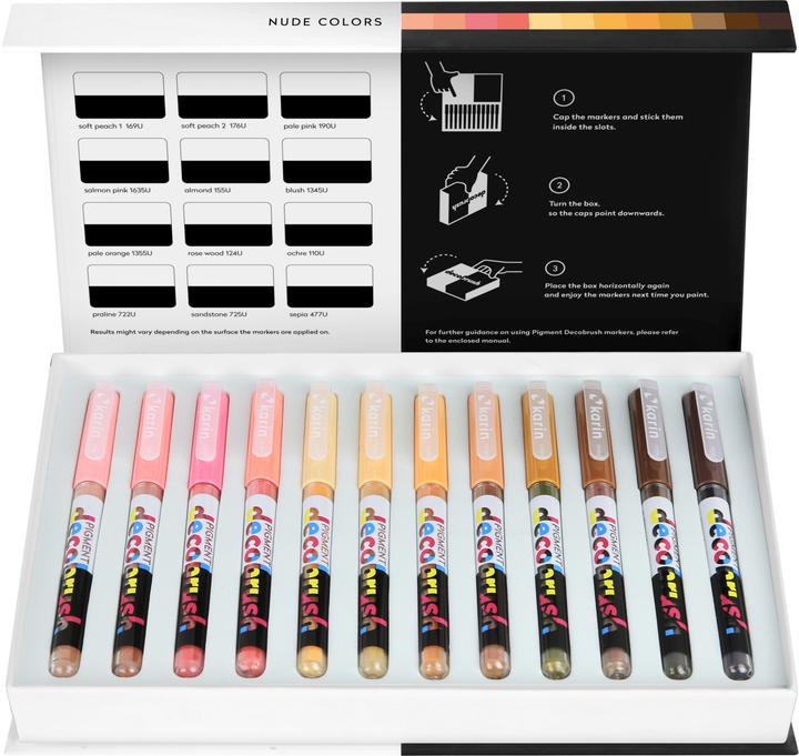 Produktbild Karin Deco Brush (Nude Colors, 12 x)