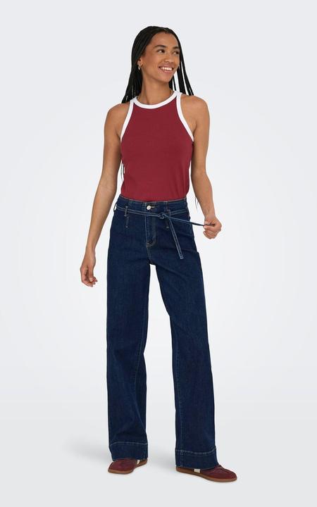 Produktbild Only ONLJUICY-WAUW Hohe Taille Weiter Beinschnitt Jeans Jeans mit weitem Bein (32)