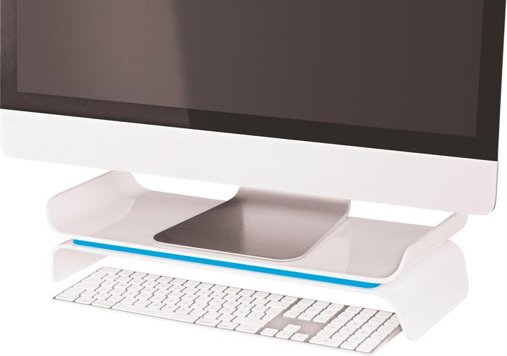 Actual product image Leitz Monitor stand WOW 65040036 white/blue