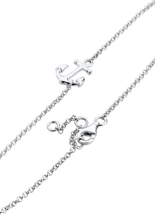 Actual product image Elli Fusskette mit Anker Symbol (Sterling Silver, 25 cm)