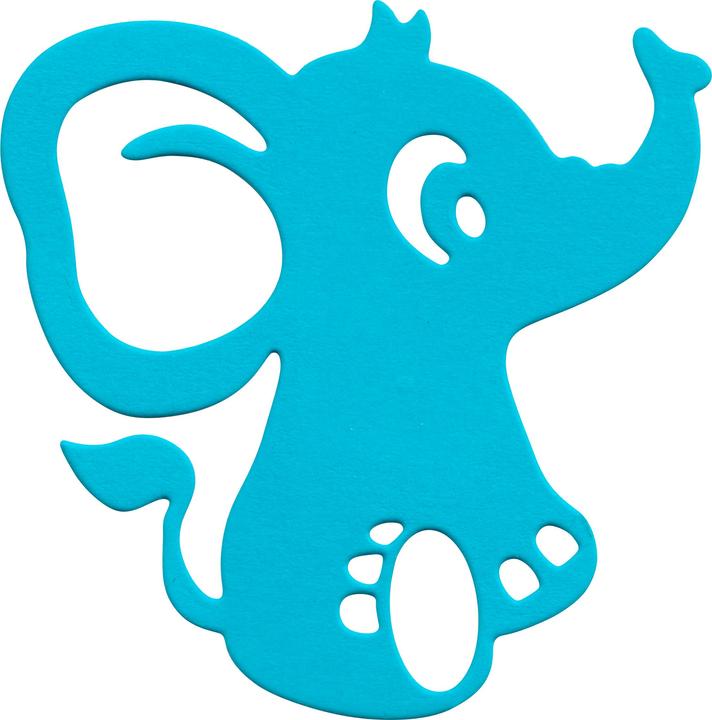 Actual product image Yvonne Creations Punching template "Baby elephant