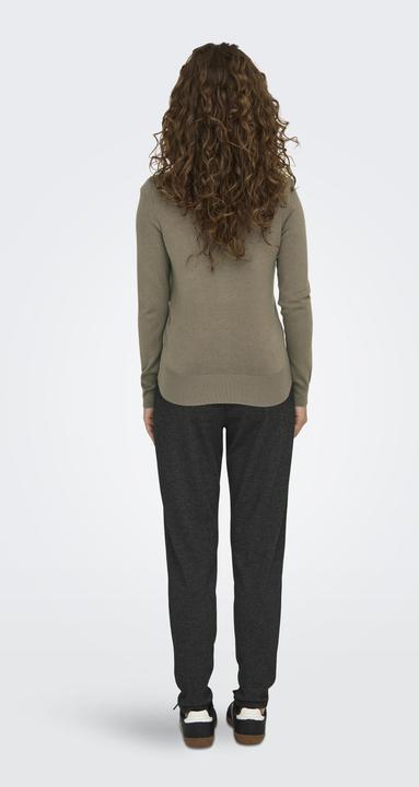 Produktbild Only Normal geschnitten Rundhals Gerippte Ärmelbündchen Pullover Strickpullover (XL)