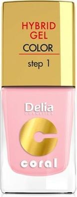Image du produit Delia Cosmetics Cosmetics Coral Hybrid Gel Nail Polish No. 04 Pastel Pink 11ml