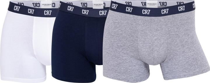 Grey, White, Blue