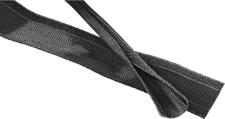 Actual product image Hama Flexible fabric cable conduit, universal, 20 - 40 mm, 1.8 m, black (Cable conduit, 180 cm)