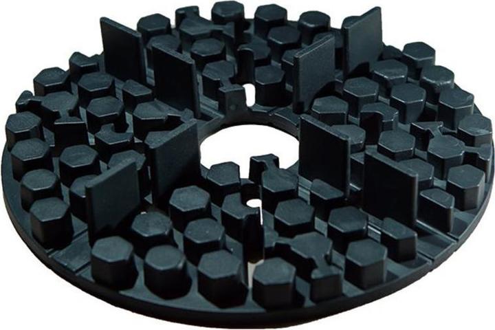 Sanpro Gummi Plattenlager / Stelzlager - 2 mm Fuge - Stapelbar von 10-30 mm, 10 Stück