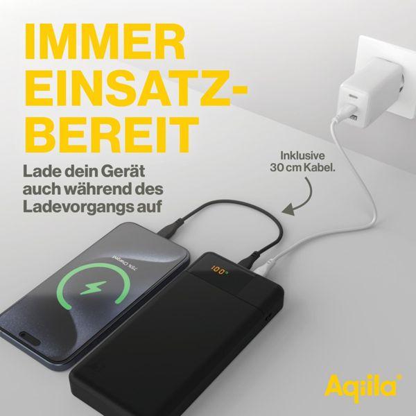 Immagine prodotto Aqiila Powerbird B20B+ - Powerbank 20000 mAh, 65W - Nero (20000 mAh, 65 W, 74 Wh)
