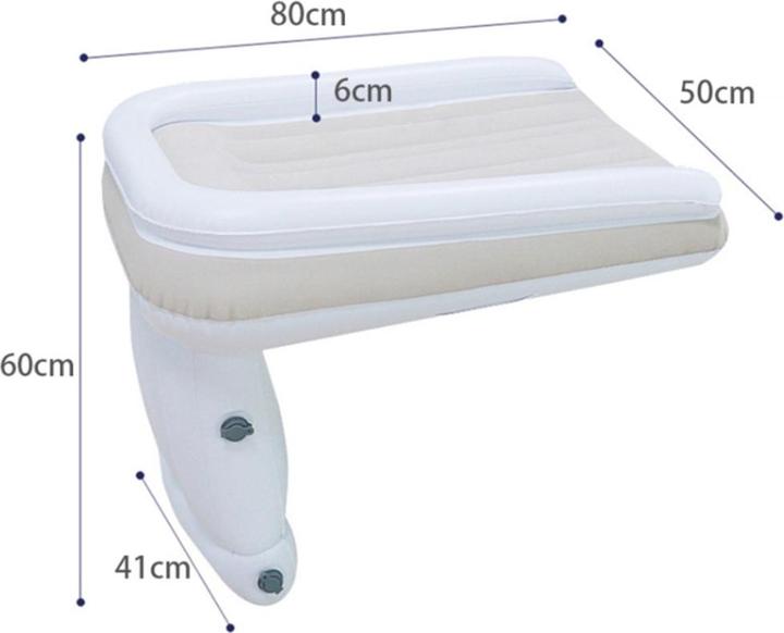 Actual product image Noya Sleep seat pad + air pump