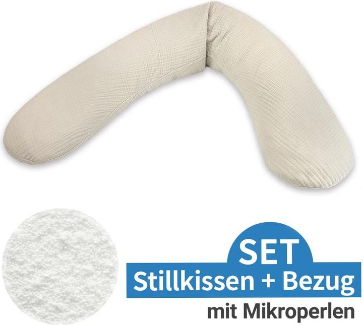 Produktbild Theraline Stillkissen "Das Original" mit Microperlenfüllung inkl. Bezug 190 cm (40 cm)