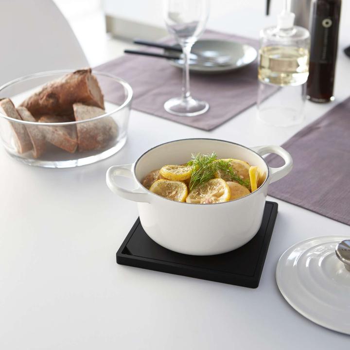 Actual product image Yamazaki Silicone trivet TOWER (1 x, Glass coaster)