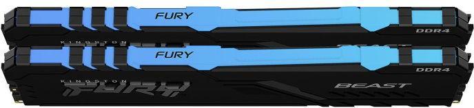 Actual product image Kingston Fury Beast (2 x 16GB, 1800 MHz, DDR4-RAM, DIMM)