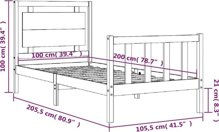 Image du produit VidaXL Adham (100 x 200 cm)