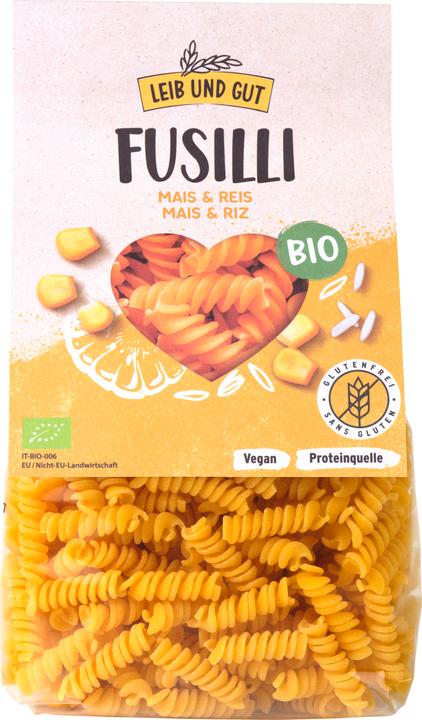 Image du produit Leib und Gut Pâtes alimentaires Bio Fusilli Maïs & Riz 340 g (340 g)