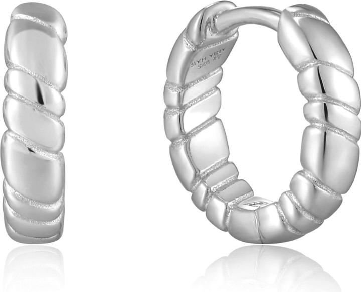 Actual product image Ania Haie Smooth Twist Creoles E038-02H (925 silver)