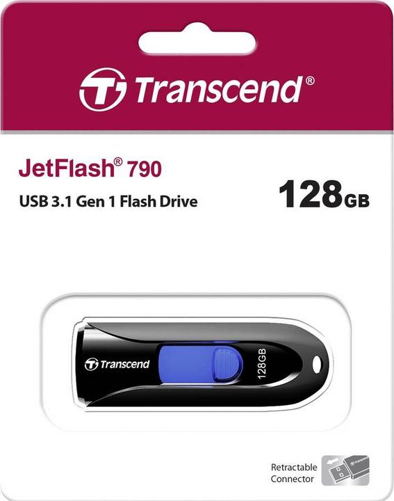 Produktbild Transcend JetFlash 790 (128 GB, USB 3.0, USB-A)