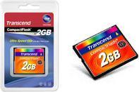 Image du produit Transcend Carte Compact Flash 2GB MLC (2 Go, CF)