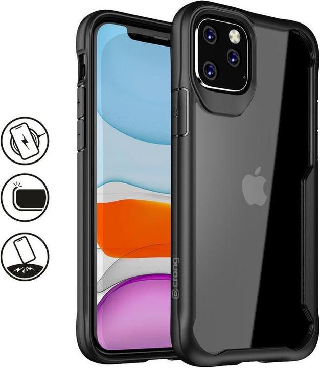 Produktbild Crong Hybrid Clear Cover für iPhone 11 Pro (schwarz) (Apple iPhone 11 Pro)