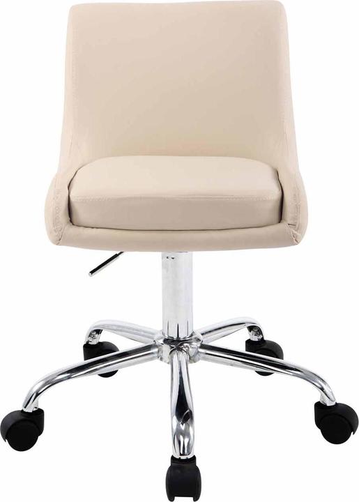 Produktbild Swisshandel24 Arbeitshocker Club Kunstleder, creme